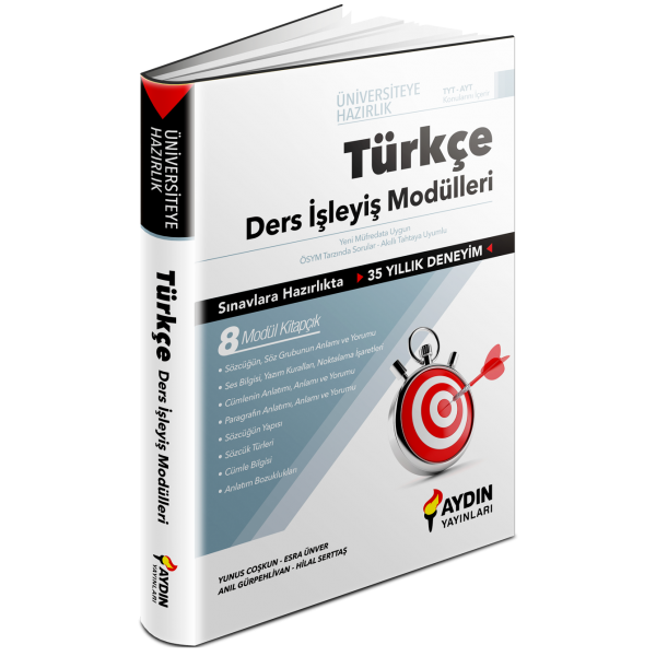 Üniversiteye Hazırlık TYT Türkçe Ders İşleyiş Modülleri Aydın Yayınları