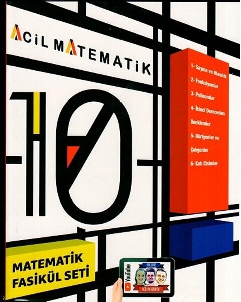 10. Sınıf Acil Matematik 6 lı Fasikül Set Acil Yayınları