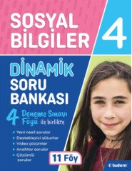 4.Sınıf Sosyal Bilgiler Dinamik Soru Bankası Tudem Yayınları
