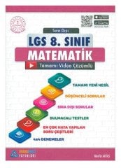 8.Sınıf LGS Matematik Soru Bankası ( Tamamı Video Çözümlü) Sıradışı Analiz Yayınları