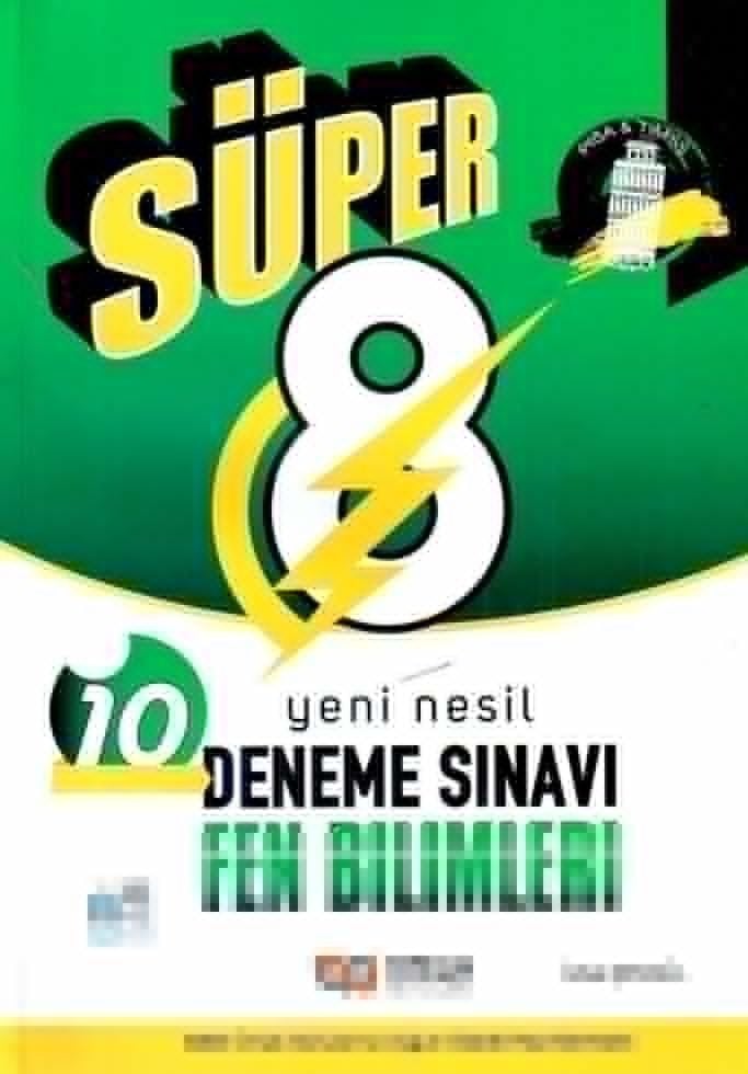 Nitelik Yayınları 8. Sınıf Fen Bilimleri Süper 10 Deneme Sınavı