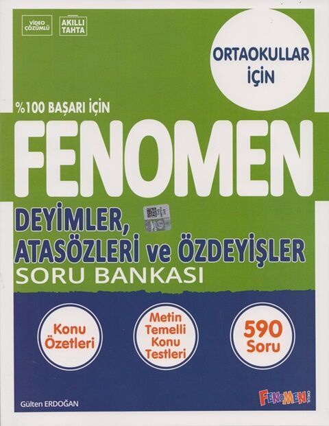 8 Deyimler, Atasözleri Ve Özdeyişler Soru Bankası Fenomen Okul