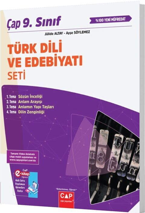 Çap Yayınları 9. Sınıf Türk Dili ve Edebiyatı Set