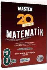 8.Sınıf Master 20 Matematik Denemesi Okyanus Yayınları