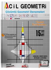 Acil Yayınları TYT AYT Acil Geometri 15 Çözümlü Denemeleri