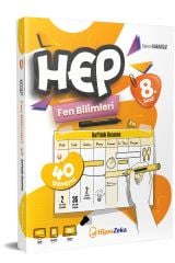 Hiper Zeka LGS 8. Sınıf Haftalık HEP Fen Bilimleri 40 Deneme