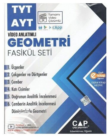 TYT AYT Geometri Seti Çap Yayınları