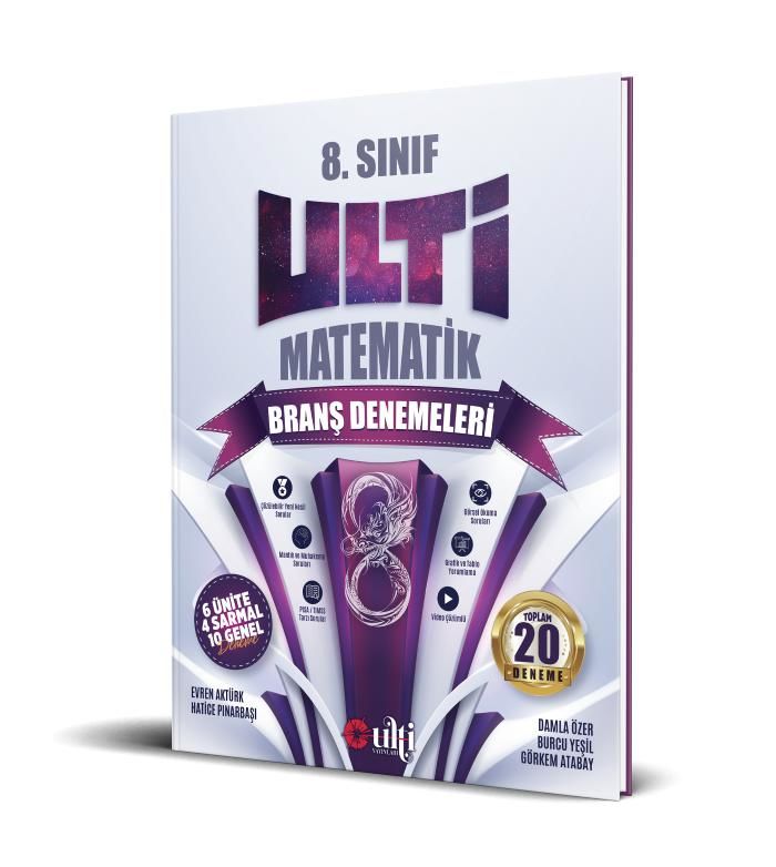Ulti Yayınları LGS 8. Sınıf Matematik Branş Denemeleri