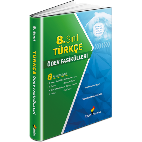 8. Sınıf Türkçe Ödev Fasikülleri Aydın Yayınları