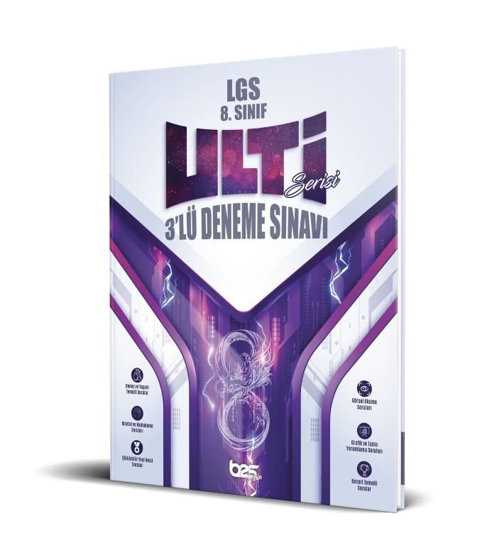 Ulti Yayınları Lgs 8. Sınıf Ulti Serisi 3 Lü Denemeleri