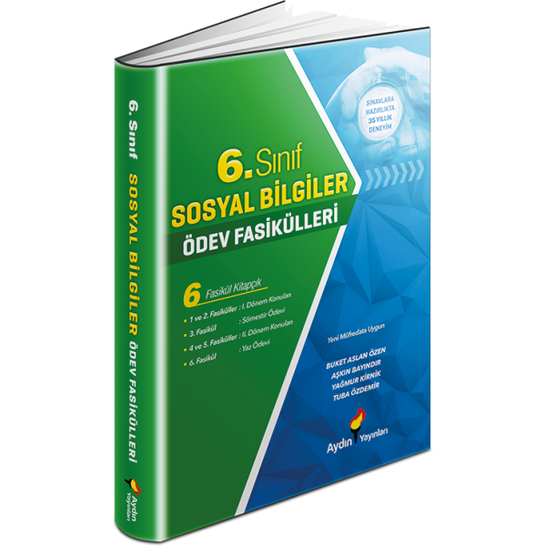 6. Sınıf Sosyal Bilgiler Ödev Fasikülleri Aydın Yayınları