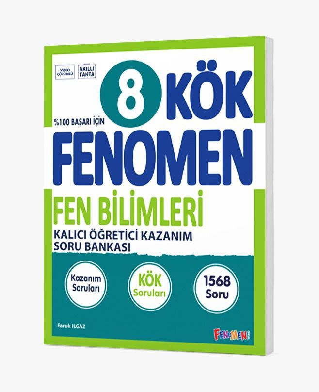 Fenomen Okul Yayınları Lgs 8 Fenomen Kök Fen Bilimleri Soru Bankası