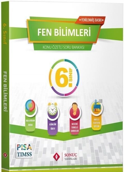 Sonuç Yayınları 6. Sınıf Fen Bilimleri Soru Kitapçığı Seti