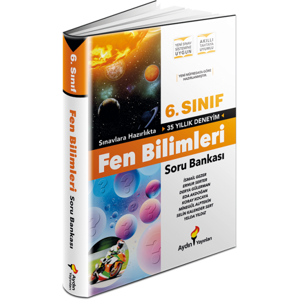 6. Sınıf Fen Bilimleri Soru Bankası Aydın Yayınları