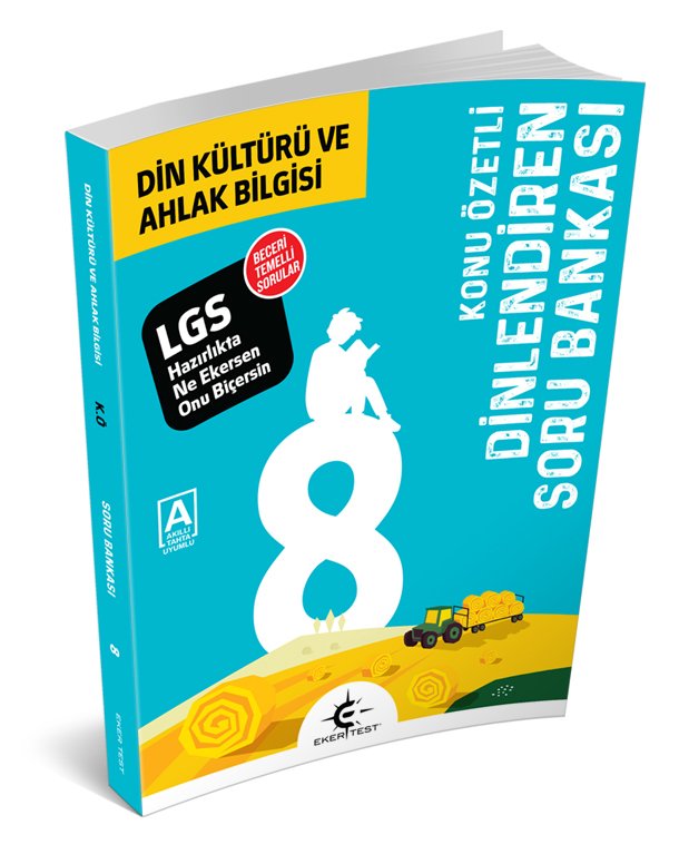 8.Sınıf Din Kültürü ve Ahlak Bilgisi Dinlendiren Konu Özetli Soru Bankası Eker Test Yayınları