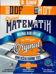 Orijinal Yayınları 9. Sınıf Matematik ODF KDT Seti