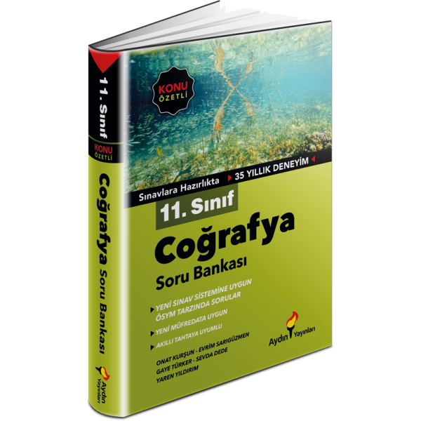 11. Sınıf Coğrafya Konu Özetli Soru Bankası Aydın Yayınları