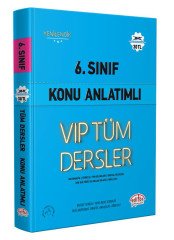 6.Sınıf VIP Tüm Dersler Konu Anlatımlı Mavi Kitap Editör Yayınları