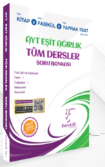 AYT Eşit Ağırlık Tüm Dersler Soru Bankası Karekök Yayınları