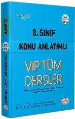 8.Sınıf VİP Tüm Dersler Konu Anlatımlı Editör Yayınları