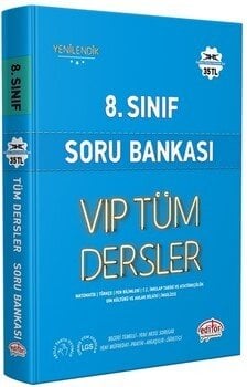 8.Sınıf VİP Tüm Dersler Soru Bankası Editör Yayınları
