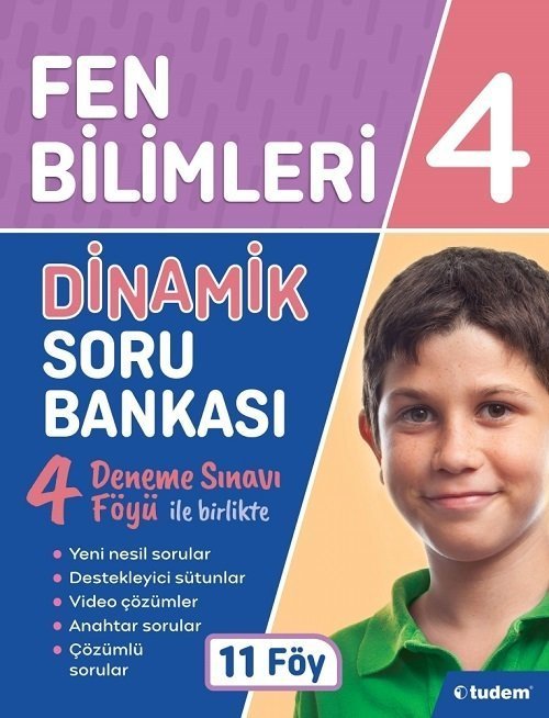 4. Sınıf Fen Bilimleri Dinamik Soru Bankası Tudem Yayınları