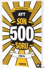 AYT Son 500 Soru Kimya Hız Yayınları