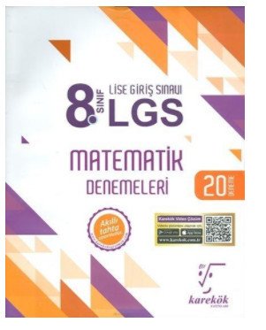 8.Sınıf LGS Matematik Denemeleri Karekök Yayınları