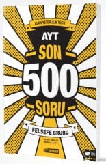 AYT Son 500 Soru Felsefe Grubu Hız Yayınları