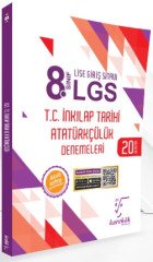 8.Sınıf LGS T.C. İnkılap Tarihi Atatürkçülük Denemeleri Karekök Yayınları