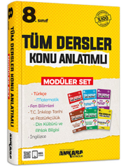 8. Sınıf Tüm Dersler Konu Anlatımlı Modüler Set Ankara Yayıncılık