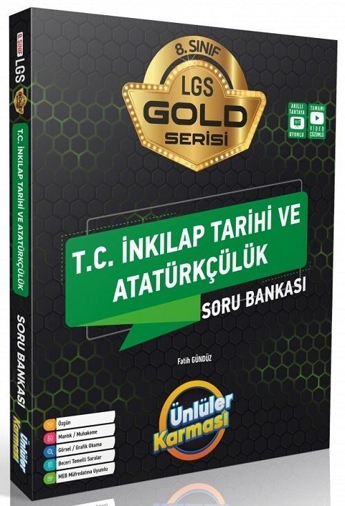 Ünlüler Karması 8. Sınıf LGS İnkılap Tarihi Gold Serisi