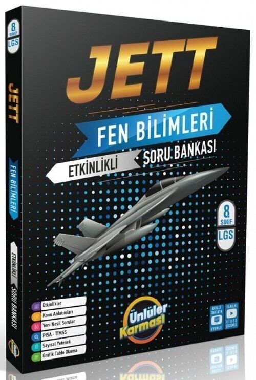 Ünlüler Karması 8. Sınıf LGS Fen Bilimleri Jett Soru Bankası