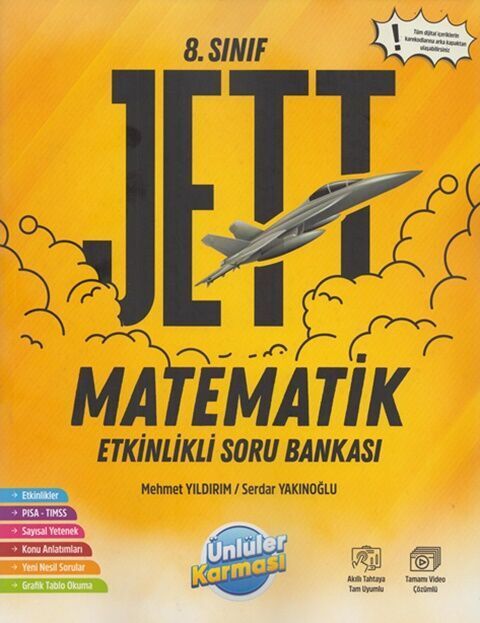 Ünlüler Karması 8. Sınıf Matematik JETT Etkinlikli Soru Bankası