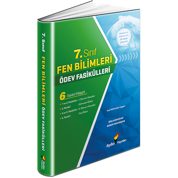 7. Sınıf Fen Bilimleri Ödev Fasikülleri Aydın Yayınları