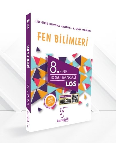 8.Sınıf LGS Fen Bilimleri Soru Bankası Karekök Yayınları
