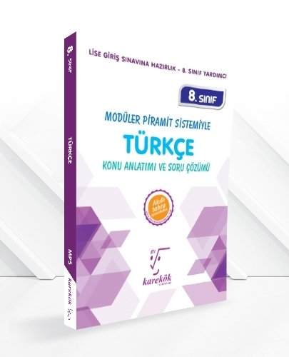 8.Sınıf Türkçe Konu Anlatımı ve Soru Çözümü Karekök Yayınları