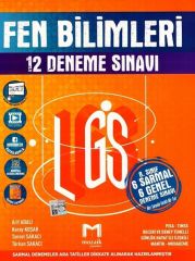 Mozaik Yayınları 8. sınıf LGS Fen Bilimleri 12 li Deneme Sınavı