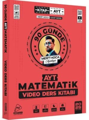 Mert Hoca Yayınları 2025 90 Günde AYT Matematik Kampı Video Ders Kitabı