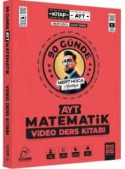 Mert Hoca Yayınları 2025 90 Günde AYT Matematik Kampı Video Ders Kitabı