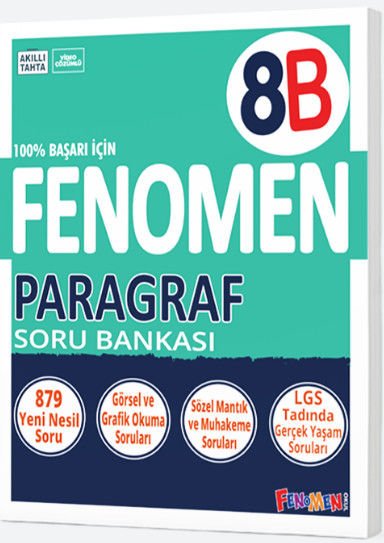 8.Sınıf Paragraf FENOMEN B Soru Bankası Gama Yayınları