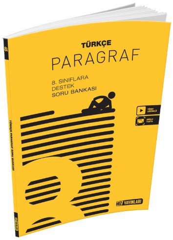 8.Sınıf Türkçe Paragraf Soru Bankası Hız Yayınları