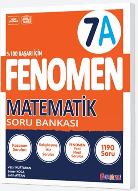 7. Sınıf Matematik A Soru Bankası Fenomen Okul