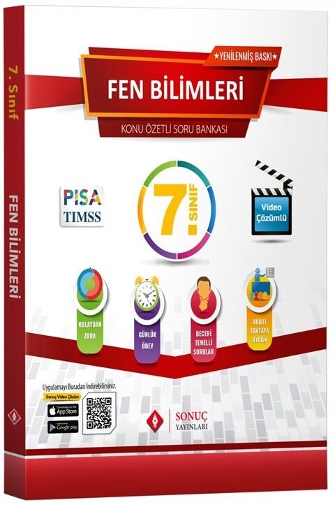 Sonuç Yayınları 7. Sınıf Fen Bilimleri Soru Kitapçığı Seti