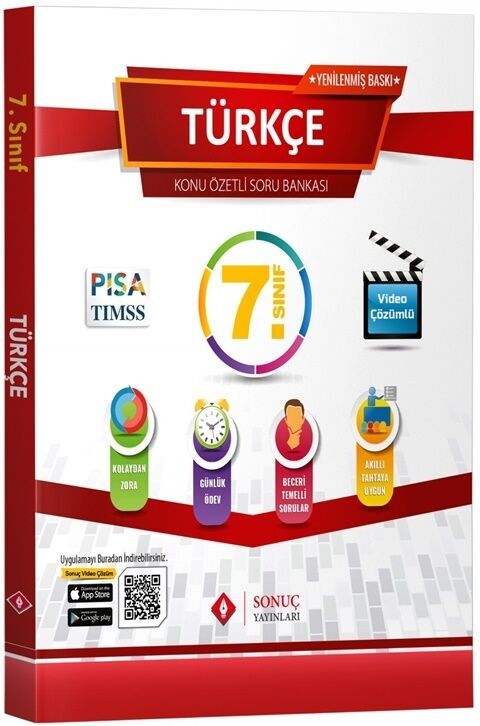 Sonuç Yayınları 7. Sınıf Türkçe Soru Kitapçığı Seti