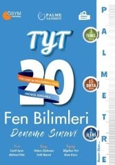 TYT Fen Bilimleri Palmetre Serisi  Video Çözümlü 20 Deneme Palme Yayınları