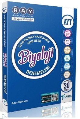 AYT Biyoloji RAY 30 Denemeleri Toprak Yayıncılık