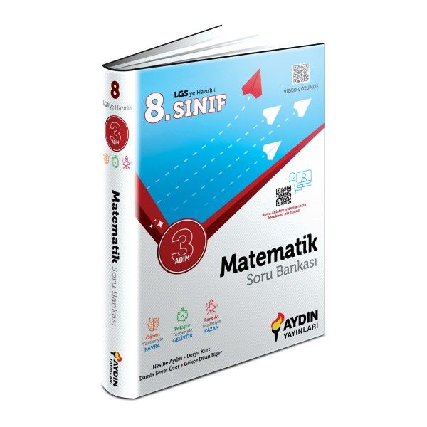 8. Sınıf Matematik Üç Adım Soru Bankası Aydın Yayınları