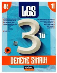 Yeni Tarz Yayınları 8. Sınıf LGS 3 lü Deneme