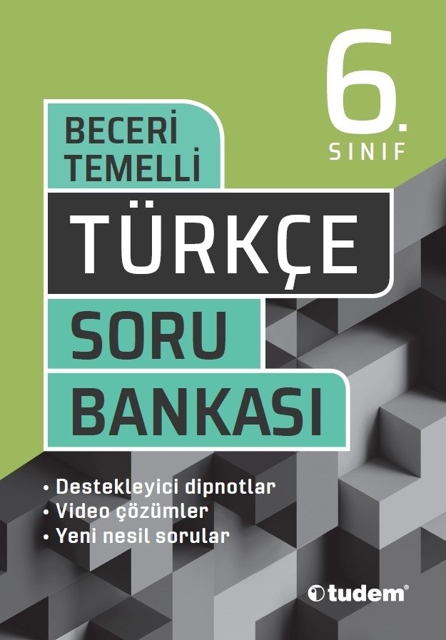 6.Sınıf Türkçe Beceri Temelli Soru Bankası Tudem Yayınları